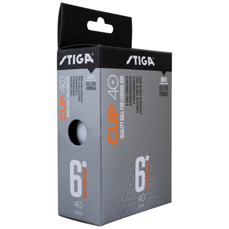 STIGA - Cup ABS 40+ * (6 pcs)