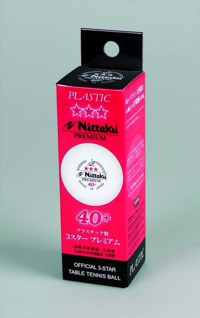Nittaku- balls Premium *** 40+ (3pcs)