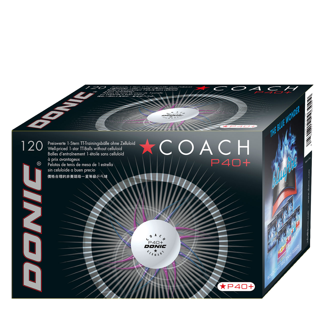 DONIC - Coach P40+ 120 pcs