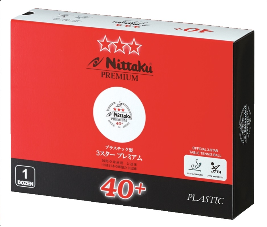 Nittaku - Premium *** 40+ (72pcs