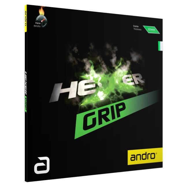 ANDRO - rubber HEXER GRIP GREEN