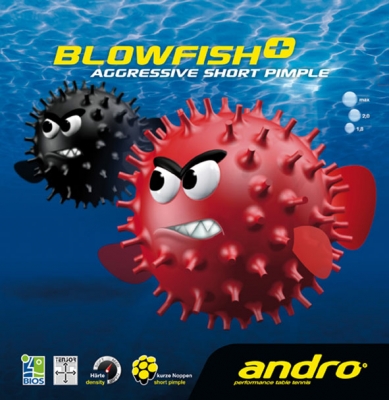 Andro rubber BLOWFISH+ (sendvič) 