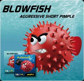 Andro rubber BLOWFISH 